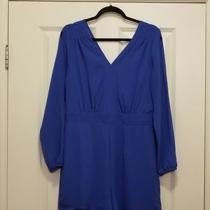 Royal blue romper